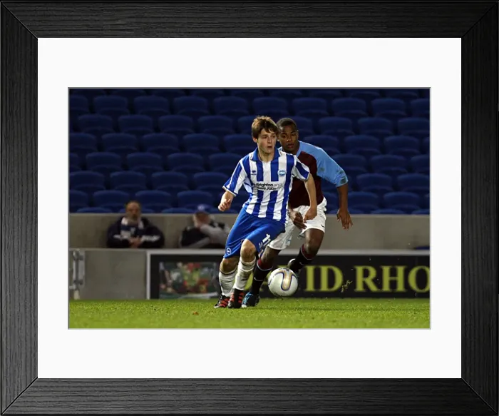 Framed Print : Brighton & Hove Albion vs. Aston Villa: 2011-12 FA Youth Cup Home Game Highlights