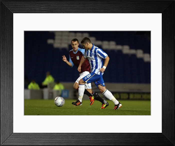 Framed Print : Brighton & Hove Albion vs. Aston Villa: 2011-12 FA Youth Cup Home Game Highlights Framed Print : Brighton & Hove Albion vs. Aston Villa: 2011-12 FA Youth Cup Home Game Highlights