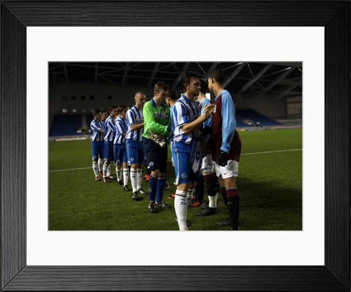 Framed Print : Brighton & Hove Albion vs. Aston Villa: 2011-12 FA Youth Cup Clash Framed Print : Brighton & Hove Albion vs. Aston Villa: 2011-12 FA Youth Cup Clash