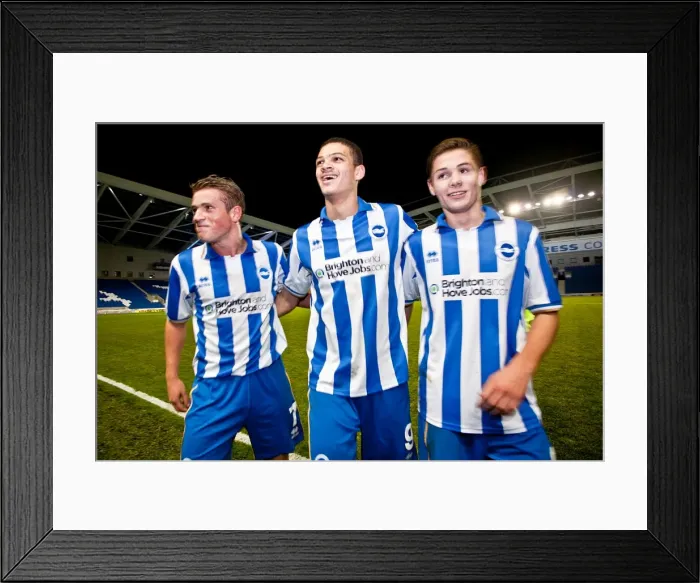 Framed Print : Brighton & Hove Albion vs. Aston Villa: 2011-12 FA Youth Cup Clash Framed Print : Brighton & Hove Albion vs. Aston Villa: 2011-12 FA Youth Cup Clash