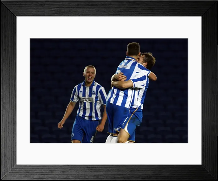 Framed Print : Brighton & Hove Albion vs. Aston Villa: 2011-12 FA Youth Cup Clash Framed Print : Brighton & Hove Albion vs. Aston Villa: 2011-12 FA Youth Cup Clash
