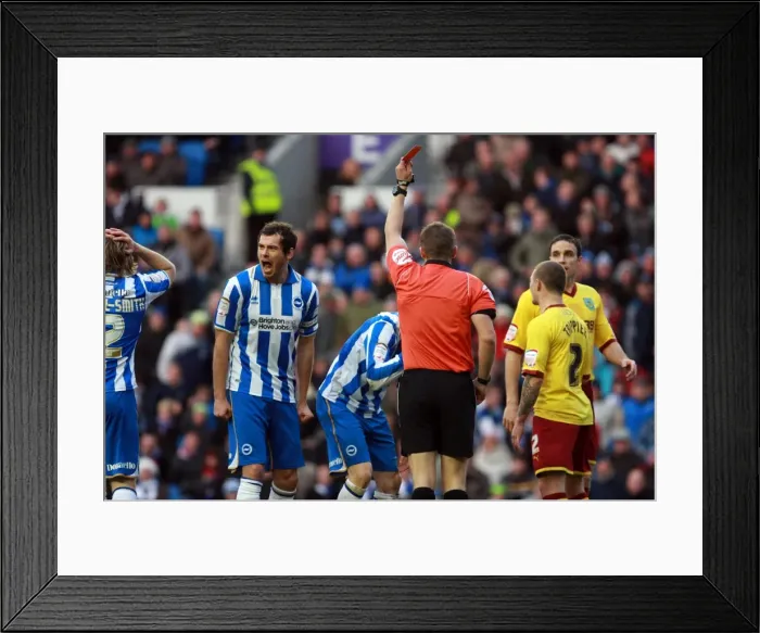 Framed Print : Brighton & Hove Albion vs Burnley (17-12-2011): A Past Season Home Game Framed Print : Brighton & Hove Albion vs Burnley (17-12-2011): A Past Season Home Game