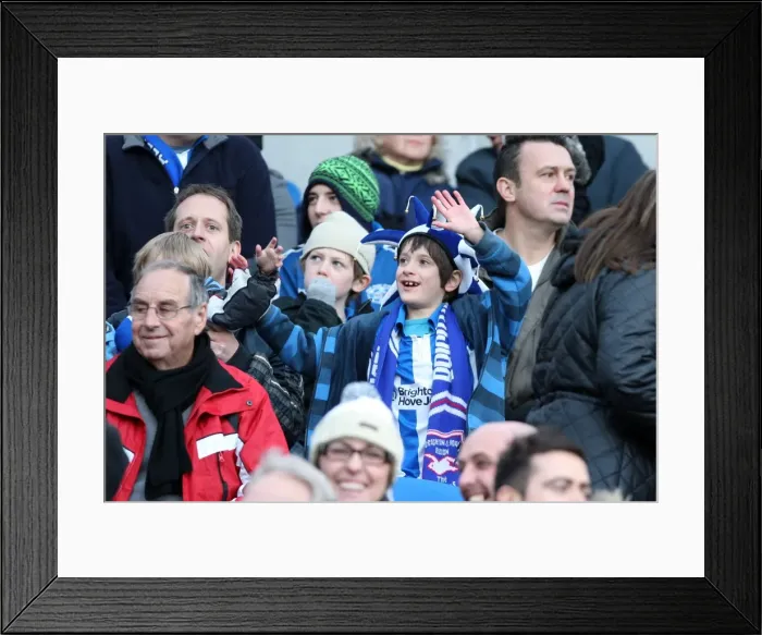 Framed Print : Brighton & Hove Albion FC: Electric Atmosphere at The Amex - Unforgettable Crowd Moments (2011-2012) Framed Print : Brighton & Hove Albion FC: Electric Atmosphere at The Amex - Unforgettable Crowd Moments (2011-2012)
