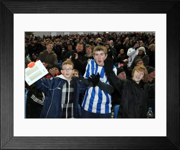 Framed Print : Brighton & Hove Albion FC: Electric Atmosphere at The Amex (2011-12) Framed Print : Brighton & Hove Albion FC: Electric Atmosphere at The Amex (2011-12)