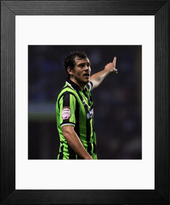 Framed Print : Gordon Greer: The Unyielding Icon of Brighton and Hove Albion FC Framed Print : Gordon Greer: The Unyielding Icon of Brighton and Hove Albion FC