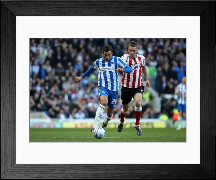 Framed Print : Brighton & Hove Albion vs. Southampton (02-01-12): A Glance at Our 2011-12 Home Season