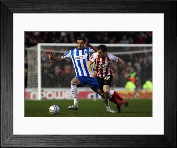 Framed Print : Brighton & Hove Albion vs Southampton (02-01-12): A Nostalgic Look Back at the 2011-12 Home Season - Southampton Match Framed Print : Brighton & Hove Albion vs Southampton (02-01-12): A Nostalgic Look Back at the 2011-12 Home Season - Southampton Match