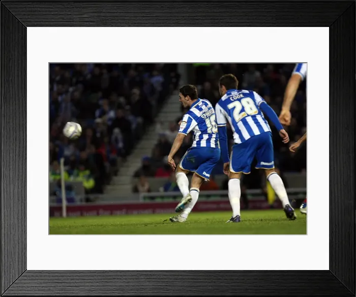 Framed Print : Brighton & Hove Albion vs. Southampton (02-01-12): A Nostalgic Look Back at the 2011-12 Home Season - Southampton Match Framed Print : Brighton & Hove Albion vs. Southampton (02-01-12): A Nostalgic Look Back at the 2011-12 Home Season - Southampton Match