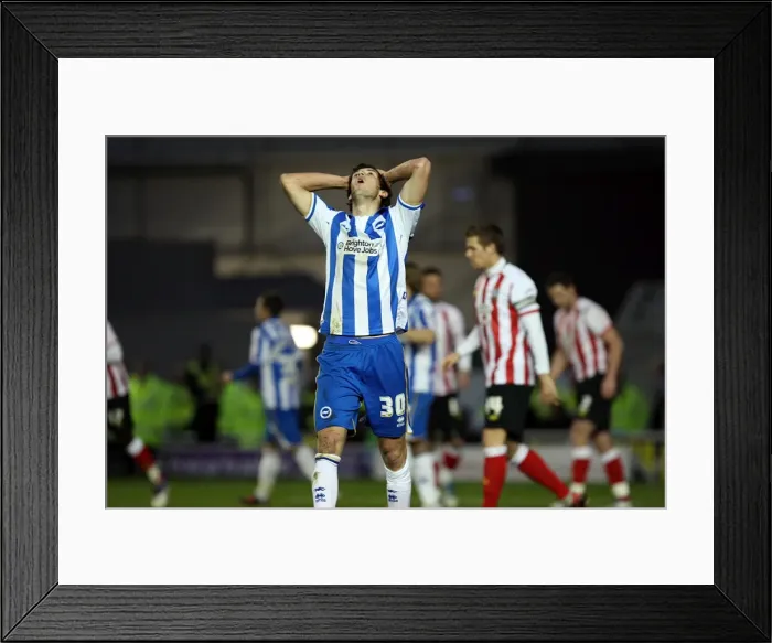 Framed Print : Brighton & Hove Albion vs Southampton (02-01-12): A Glance at Our 2011-12 Home Season Framed Print : Brighton & Hove Albion vs Southampton (02-01-12): A Glance at Our 2011-12 Home Season