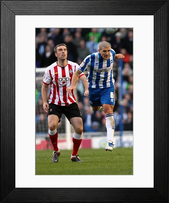 Framed Print : Brighton & Hove Albion vs. Southampton (02-01-12): A Nostalgic Look Back at the 2011-12 Home Season - Southampton Match Framed Print : Brighton & Hove Albion vs. Southampton (02-01-12): A Nostalgic Look Back at the 2011-12 Home Season - Southampton Match