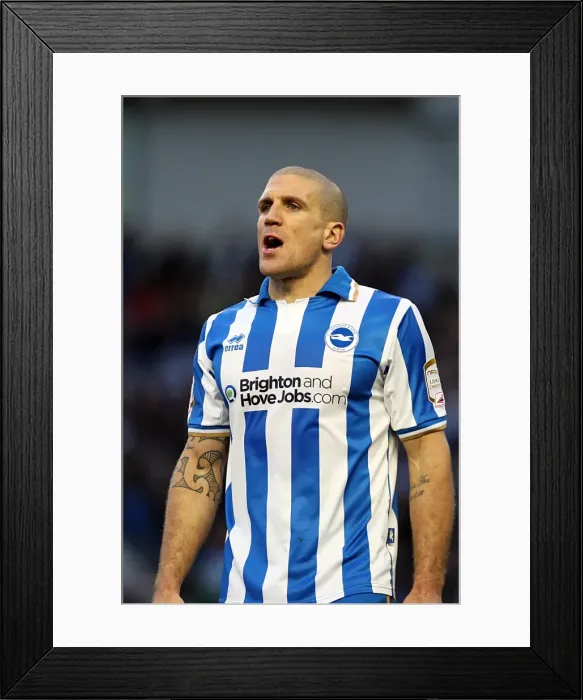 Framed Print : Brighton & Hove Albion vs Southampton (02-01-12): A Glimpse into the 2011-12 Home Season Framed Print : Brighton & Hove Albion vs Southampton (02-01-12): A Glimpse into the 2011-12 Home Season