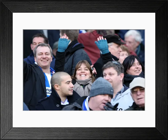 Framed Print : Brighton & Hove Albion vs Southampton (02-01-12): A Glimpse into the 2011-12 Home Season Framed Print : Brighton & Hove Albion vs Southampton (02-01-12): A Glimpse into the 2011-12 Home Season