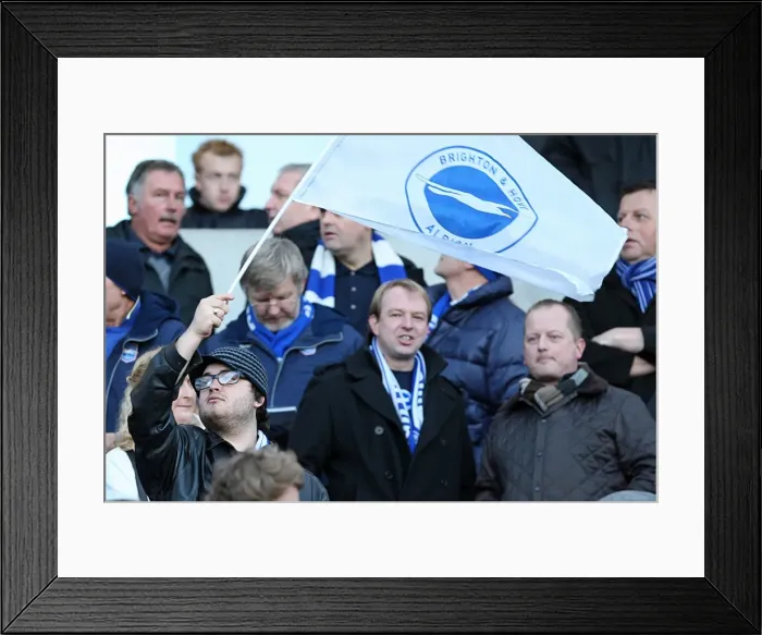 Framed Print : Brighton & Hove Albion vs Southampton (02-01-12): A Glance at Our 2011-12 Home Season Framed Print : Brighton & Hove Albion vs Southampton (02-01-12): A Glance at Our 2011-12 Home Season