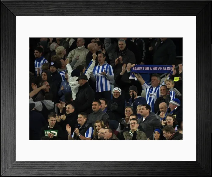 Framed Print : Brighton & Hove Albion vs. Southampton (02-01-12) - A Glance at the 2011-12 Home Season Framed Print : Brighton & Hove Albion vs. Southampton (02-01-12) - A Glance at the 2011-12 Home Season