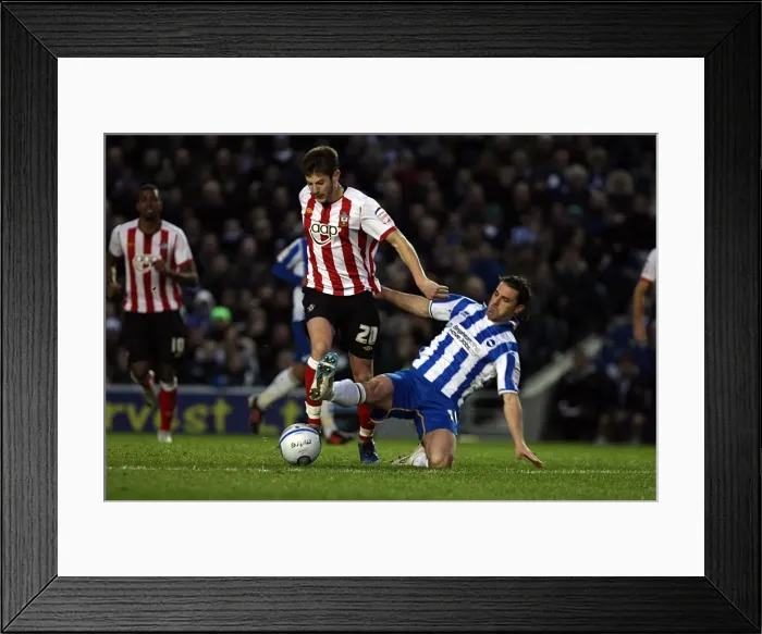 Framed Print : Brighton & Hove Albion vs. Southampton (02-01-12): A Nostalgic Look Back at Our 2011-12 Home Season - Southampton Game Framed Print : Brighton & Hove Albion vs. Southampton (02-01-12): A Nostalgic Look Back at Our 2011-12 Home Season - Southampton Game