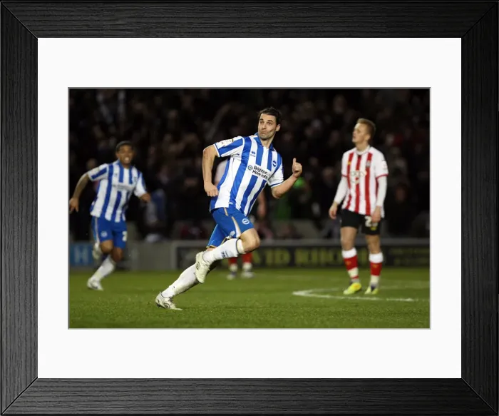 Framed Print : Brighton & Hove Albion vs Southampton (02-01-12): A Glimpse into the 2011-12 Home Season Framed Print : Brighton & Hove Albion vs Southampton (02-01-12): A Glimpse into the 2011-12 Home Season