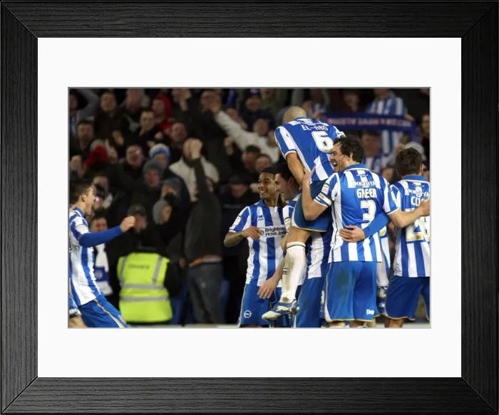 Framed Print : Brighton & Hove Albion vs. Southampton (02-01-12): A Nostalgic Look Back at the 2011-12 Home Season - Southampton Game Framed Print : Brighton & Hove Albion vs. Southampton (02-01-12): A Nostalgic Look Back at the 2011-12 Home Season - Southampton Game