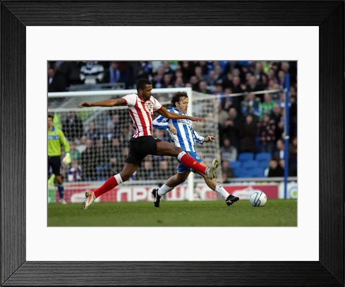 Framed Print : Brighton & Hove Albion vs. Southampton (02-01-12): A Look Back at Our 2011-12 Home Season - Southampton Match Framed Print : Brighton & Hove Albion vs. Southampton (02-01-12): A Look Back at Our 2011-12 Home Season - Southampton Match