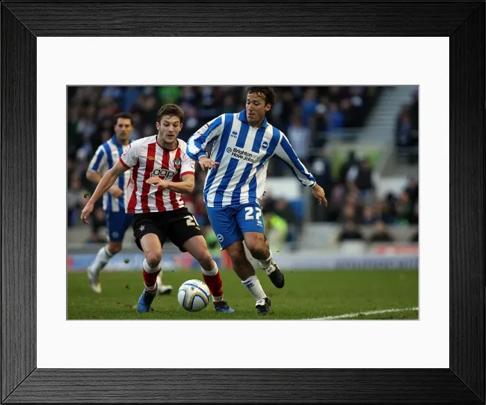 Framed Print : Brighton & Hove Albion vs Southampton (02-01-12): A Glimpse into the 2011-12 Home Season Framed Print : Brighton & Hove Albion vs Southampton (02-01-12): A Glimpse into the 2011-12 Home Season
