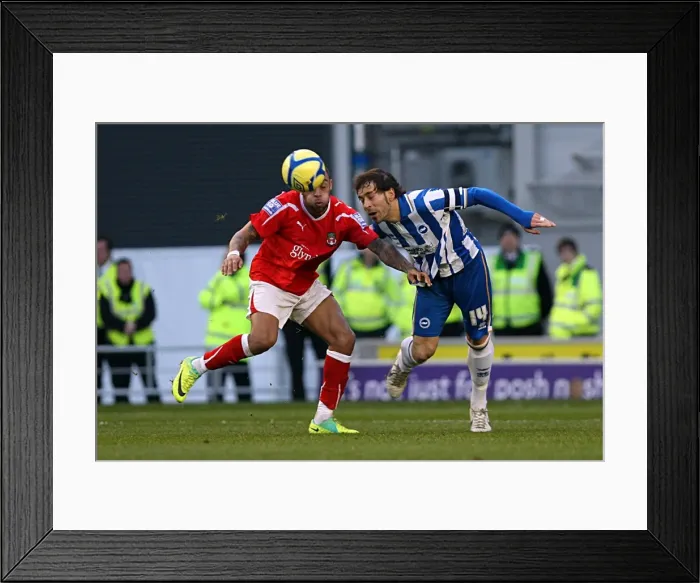 Framed Print : Brighton & Hove Albion vs. Wrexham: FA Cup Clash - January 7, 2011 Framed Print : Brighton & Hove Albion vs. Wrexham: FA Cup Clash - January 7, 2011