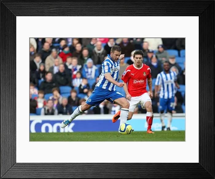 Framed Print : Brighton & Hove Albion vs. Wrexham: FA Cup Battle - January 7, 2011 (Home Game) Framed Print : Brighton & Hove Albion vs. Wrexham: FA Cup Battle - January 7, 2011 (Home Game)