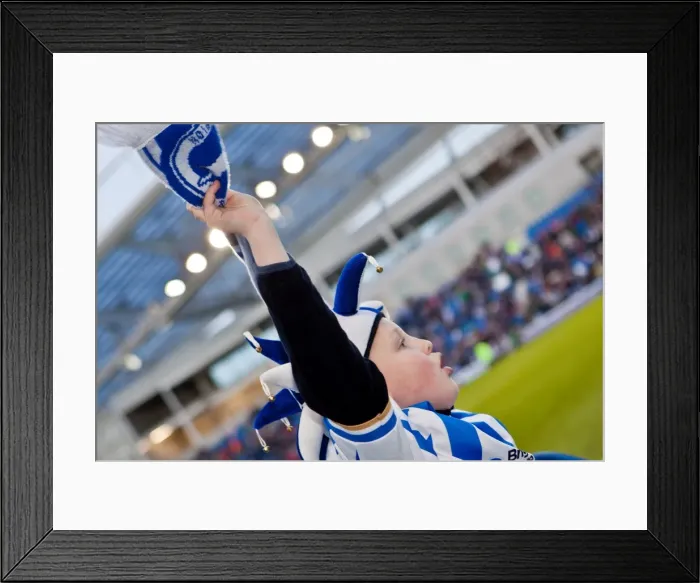 Framed Print : Brighton & Hove Albion vs. Wrexham (FA Cup, 2011-12): A Nostalgic Look Back at the Home Game Highlights (07-01-2011)