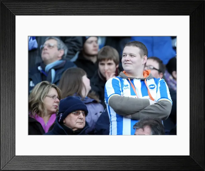 Framed Print : Brighton & Hove Albion vs. Wrexham: FA Cup Battle - January 7, 2011