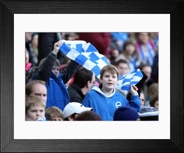 Framed Print : Brighton & Hove Albion vs. Wrexham: 2011-12 FA Cup Home Game
