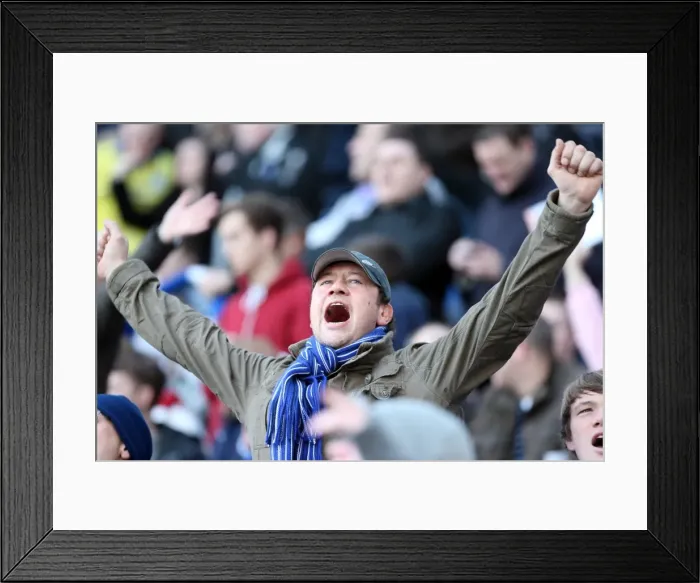 Framed Print : Brighton & Hove Albion: Nostalgic Flashback to the 2011-12 FA Cup Home Game Against Wrexham