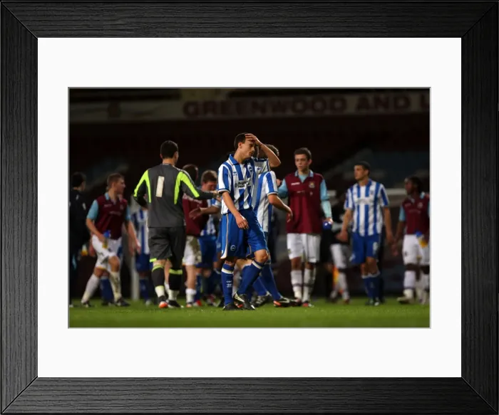 Framed Print : Brighton & Hove Albion vs. West Ham United (FA Youth Cup) - Away Game (2011-12 Season) Framed Print : Brighton & Hove Albion vs. West Ham United (FA Youth Cup) - Away Game (2011-12 Season)