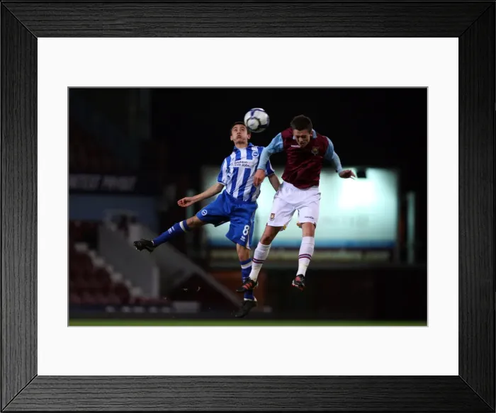 Framed Print : Brighton & Hove Albion vs. West Ham United (FA Youth Cup) - Away Game, 2011-12 Season