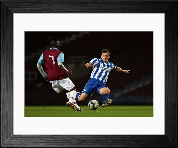 Framed Print : Brighton & Hove Albion vs. West Ham United (FA Youth Cup) - Away Game, 2011-12 Season Framed Print : Brighton & Hove Albion vs. West Ham United (FA Youth Cup) - Away Game, 2011-12 Season