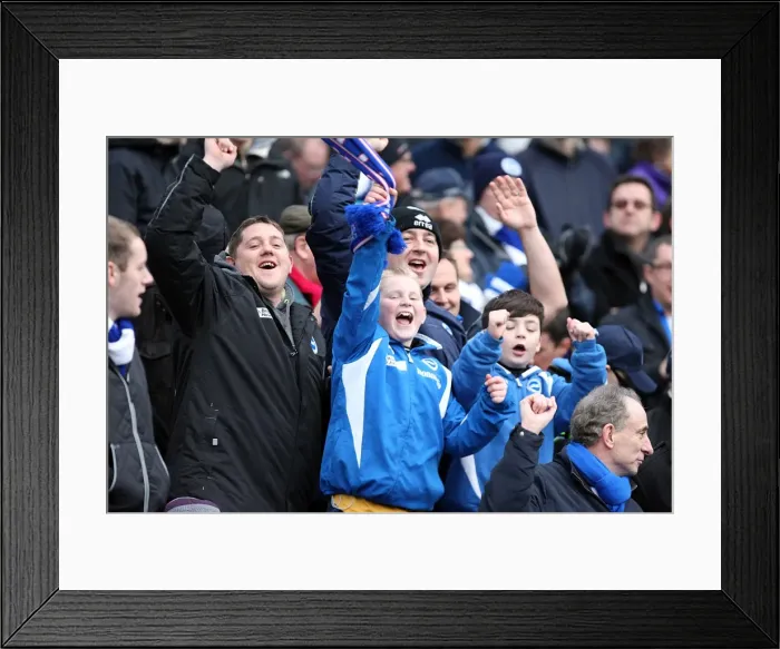 Framed Print : Brighton & Hove Albion 2011-12 Home Season: A Glimpse into the Bristol City Match (16-01-2012) Framed Print : Brighton & Hove Albion 2011-12 Home Season: A Glimpse into the Bristol City Match (16-01-2012)