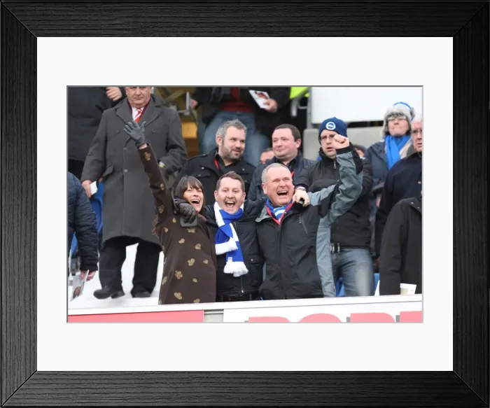 Framed Print : Brighton & Hove Albion vs. Bristol City (16-01-2012) - A Glimpse into the 2011-12 Home Season Framed Print : Brighton & Hove Albion vs. Bristol City (16-01-2012) - A Glimpse into the 2011-12 Home Season