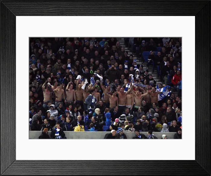 Framed Print : Brighton & Hove Albion vs. Bristol City (16-01-2012) - A Glimpse into the 2011-12 Home Season Framed Print : Brighton & Hove Albion vs. Bristol City (16-01-2012) - A Glimpse into the 2011-12 Home Season