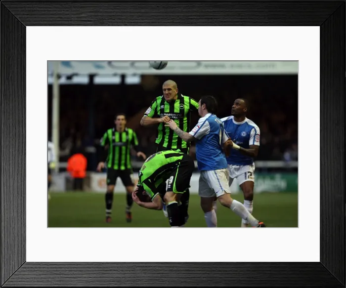 Framed Print : Brighton & Hove Albion vs. Peterborough United (Away Game - 21-01-12, 2011-12 Season) Framed Print : Brighton & Hove Albion vs. Peterborough United (Away Game - 21-01-12, 2011-12 Season)