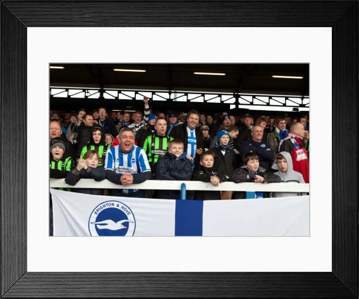 Framed Print : Brighton & Hove Albion Away at Peterborough United (2011-12 Season): A Look Back at Game Day Framed Print : Brighton & Hove Albion Away at Peterborough United (2011-12 Season): A Look Back at Game Day