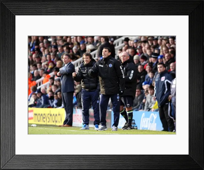 Framed Print : Flashback to 2012: Brighton & Hove Albion's Away Game at Peterborough United Framed Print : Flashback to 2012: Brighton & Hove Albion's Away Game at Peterborough United