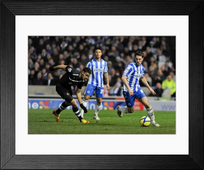 Framed Print : Brighton & Hove Albion vs. Newcastle United (FA Cup, 2011-12 Season): 28-01-2012 Framed Print : Brighton & Hove Albion vs. Newcastle United (FA Cup, 2011-12 Season): 28-01-2012