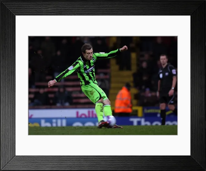 Framed Print : Brighton & Hove Albion vs. Crystal Palace: Away Game - 2011-12 Season (31-01-12) Framed Print : Brighton & Hove Albion vs. Crystal Palace: Away Game - 2011-12 Season (31-01-12)