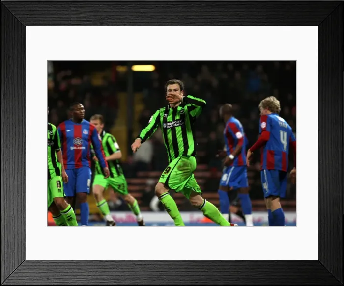 Framed Print : Brighton & Hove Albion vs. Crystal Palace (Away), 2011-12 Season - 31-01-12 Framed Print : Brighton & Hove Albion vs. Crystal Palace (Away), 2011-12 Season - 31-01-12