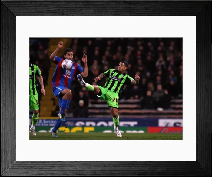 Framed Print : Brighton & Hove Albion vs. Crystal Palace (Away Game - 31-01-12) Framed Print : Brighton & Hove Albion vs. Crystal Palace (Away Game - 31-01-12)