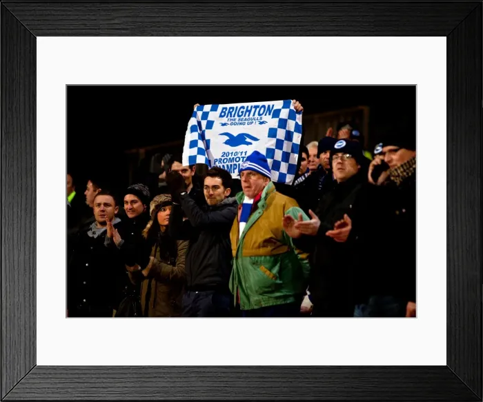 Framed Print : Brighton & Hove Albion vs. Crystal Palace: Away Game (2011-12 Season)