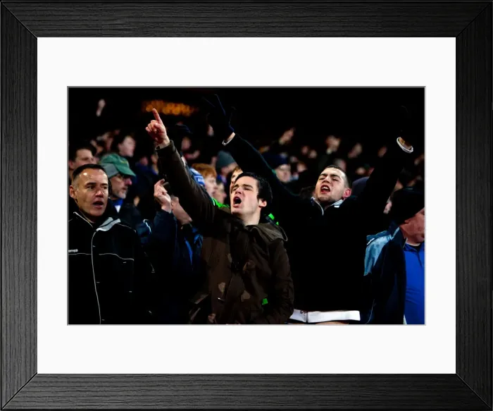 Framed Print : Brighton & Hove Albion vs. Crystal Palace: Away Game - January 31, 2012 (Crystal Palace)