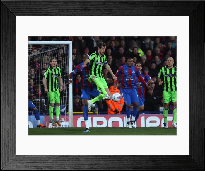 Framed Print : Brighton & Hove Albion vs. Crystal Palace (Away) - A Look Back: The Thrilling 2011-12 Season Encounter