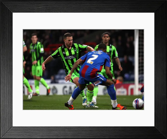 Framed Print : Brighton & Hove Albion vs. Crystal Palace: 2011-12 Away Game Framed Print : Brighton & Hove Albion vs. Crystal Palace: 2011-12 Away Game