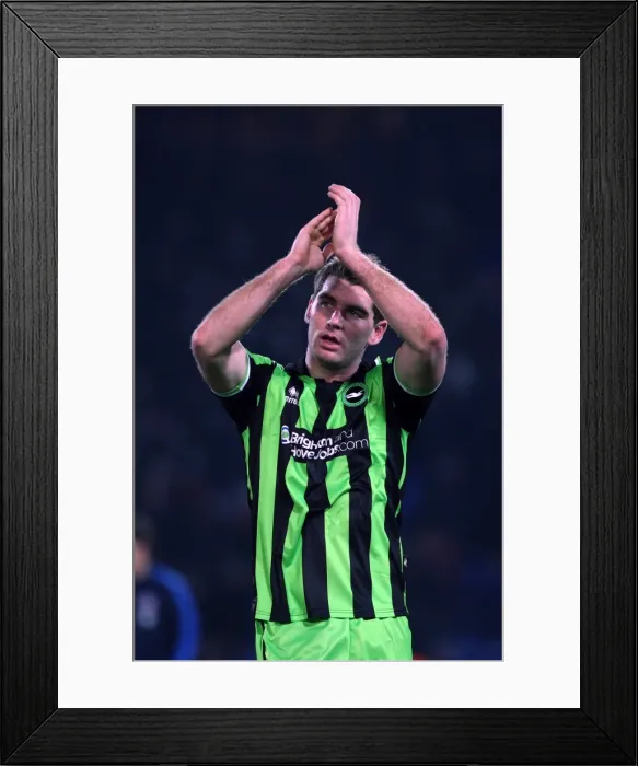 Framed Print : Brighton & Hove Albion vs. Crystal Palace (Away) - 31-01-12 (Season 2011-12)