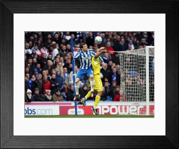 Framed Print : Brighton & Hove Albion: Nostalgic Review of the 2011-12 Home Game Against Leicester City (04-02-12) Framed Print : Brighton & Hove Albion: Nostalgic Review of the 2011-12 Home Game Against Leicester City (04-02-12)