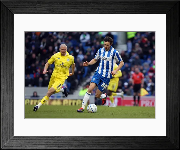 Framed Print : Brighton & Hove Albion vs. Leicester City (04-02-12): A Glimpse into the 2011-12 Home Season