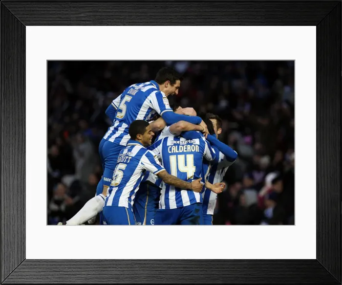 Framed Print : Brighton & Hove Albion vs. Leicester City (04-02-12): A Look Back at Our 2011-12 Home Season Framed Print : Brighton & Hove Albion vs. Leicester City (04-02-12): A Look Back at Our 2011-12 Home Season